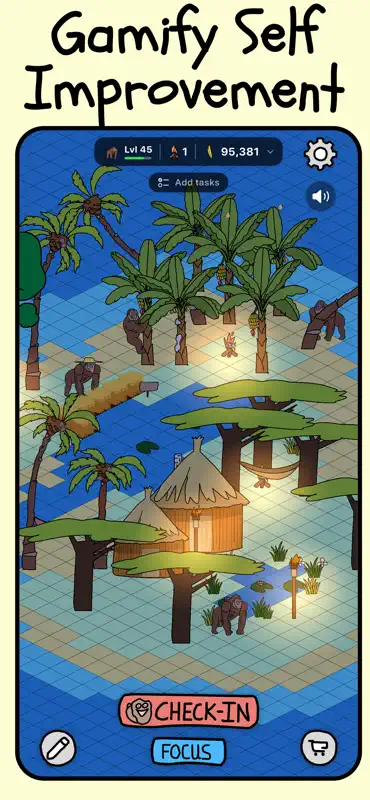 Monke - Habit Game screenshot 1 of 7