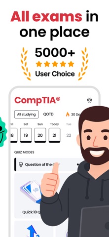 CompTIA A+ Practice Exam Test screenshot