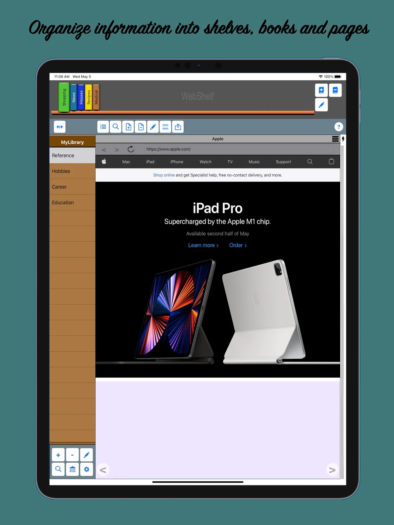 Screenshot #4 pour WebShelf
