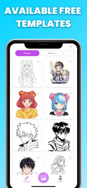 Draw Anime: AR Drawing Sketch iPhone screenshot 2