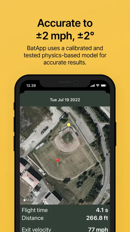 BatApp: Baseball Exit Velocity screenshot 3 of 5
