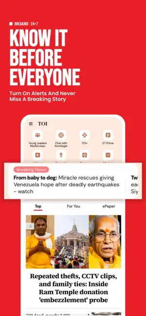 TOI Breaking News App & ePaper screenshot 2