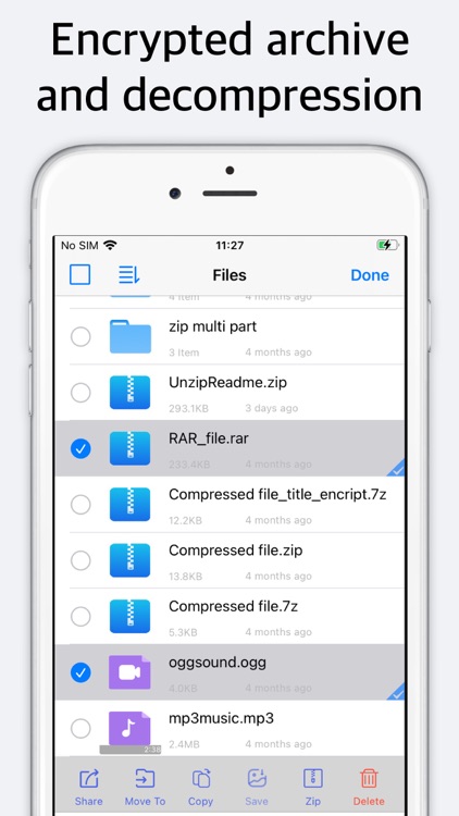 Unzip - zip,rar,7z file opener