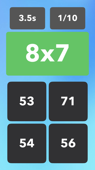 Times Tables - Test and Learn Screenshot