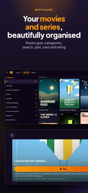 Adoo IPTV Player: M3U & Xtream screenshot 3