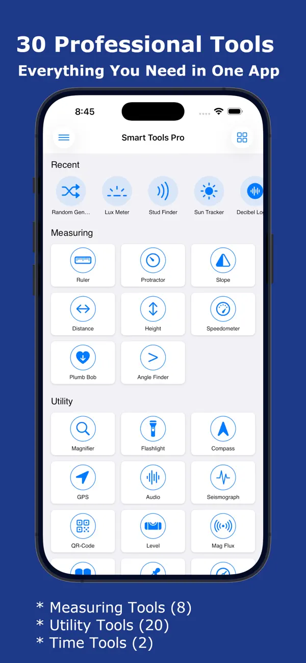 Screenshot #1 pour Smart Tools Pro - SmartTools