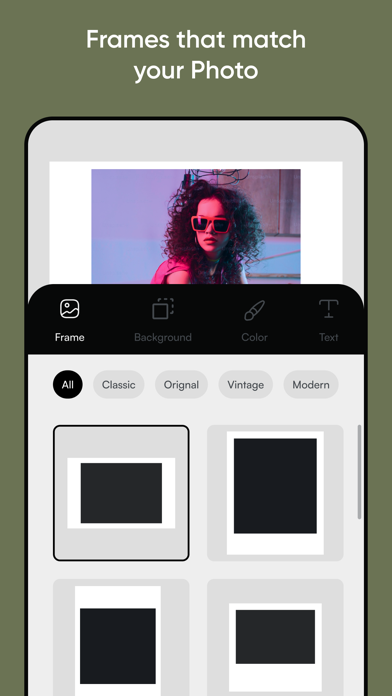 Screenshot #1 pour Frames : Éditeur Photo Vintage