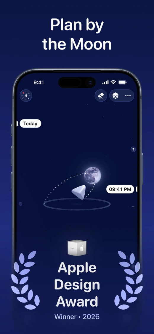 Moonlitt: Moon Phase Tracker screenshot 1