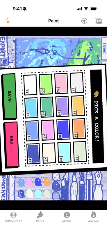 WigglyPaint fork:JigglyPaint screenshot 4 of 4