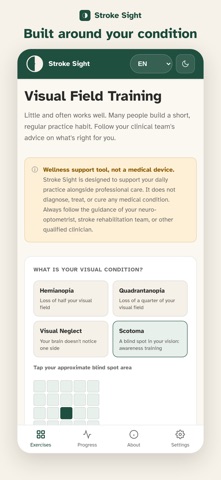 Stroke Sight – Vision Trainer app screenshot 3