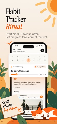 Ritual - Habit Tracker Screenshot 1 of 6