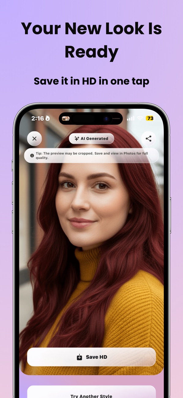 AI Hair Styler: Hair Try-On screenshot 8