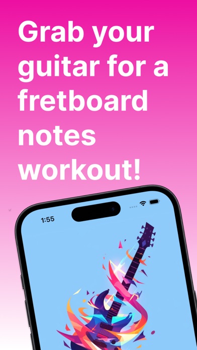 Screenshot #1 pour FretFluent - Fretboard Notes