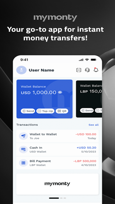 mymonty iPhone screenshot 1 - Finance app