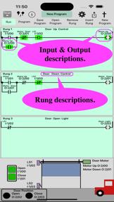 PLC Simulator 2, Ladder Logic screenshot