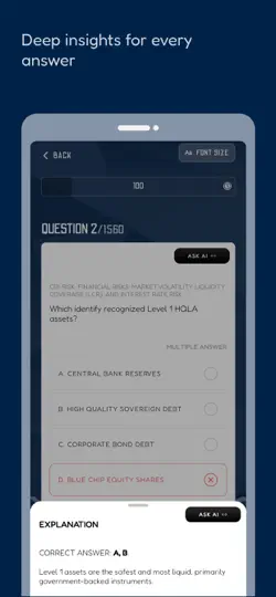 Chartered Banker Prep: With AI iPhone Screenshot 4