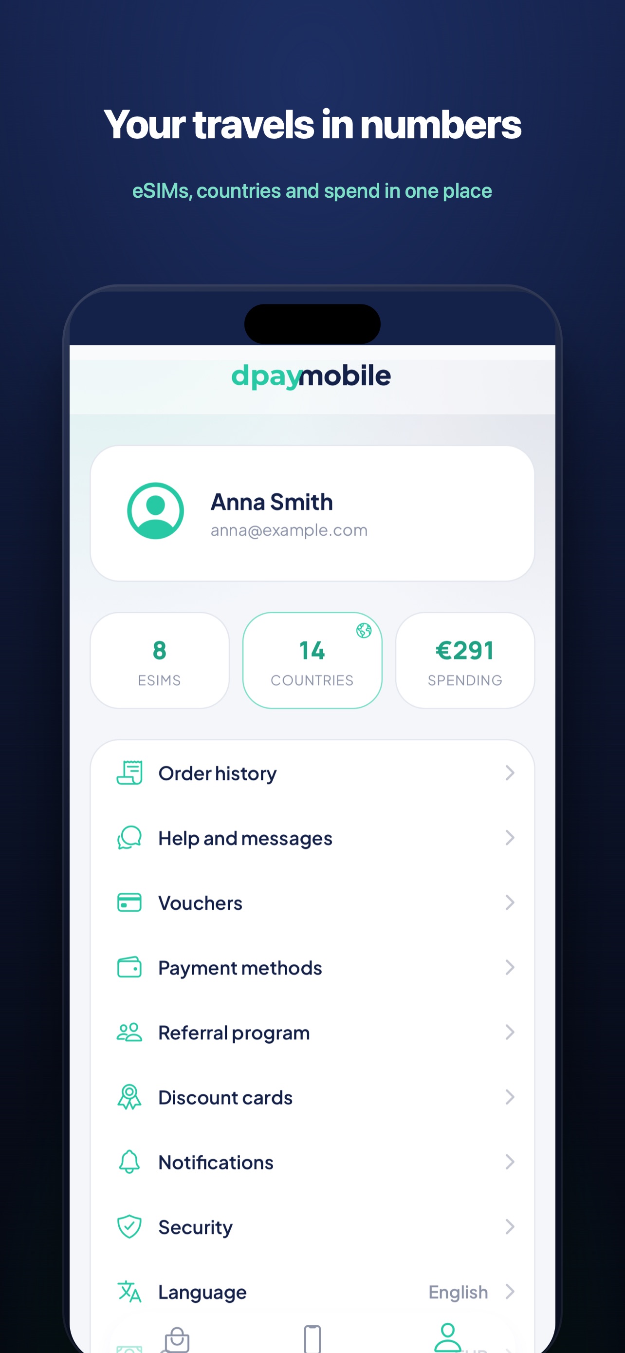 Screenshot 6 of dpaymobile: eSIM