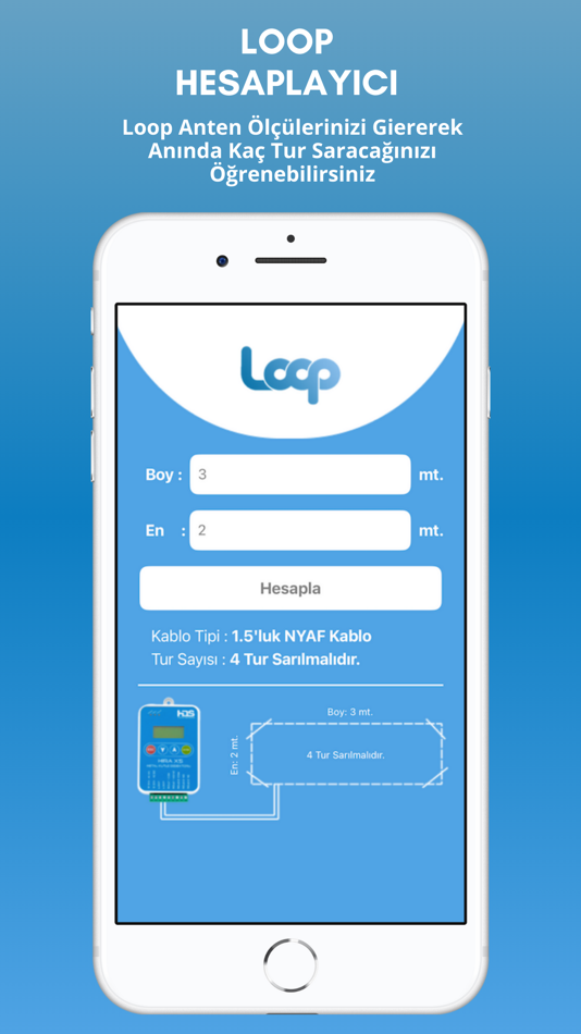 Loop Hesaplayıcı (iOS) 由: HDS OTOMASYON GUVENLIK VE YAZILIM TEKNOLOJILERI SANAYI TICARET LIMITED SIRKETI Loop Hesaplayıcı (iOS) 由: HDS OTOMASYON GUVENLIK VE YAZILIM TEKNOLOJILERI SANAYI TICARET LIMITED SIRKETI
