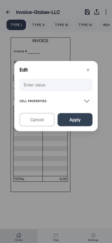 Business Invoice Pro iPhone screenshot