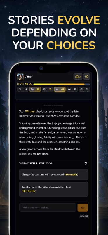Tales RPG: AI Text Adventure screenshot 2