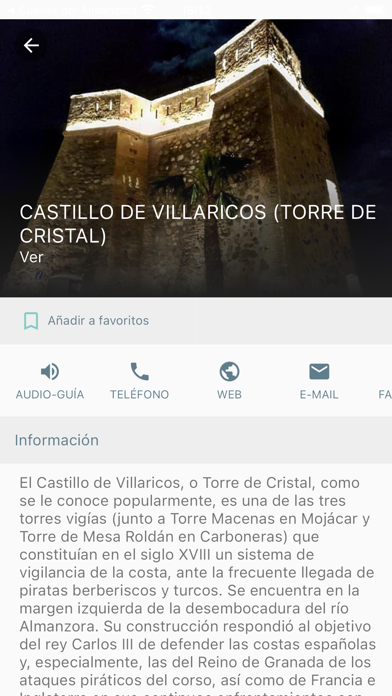 Cuevas del Almanzora App Screenshot