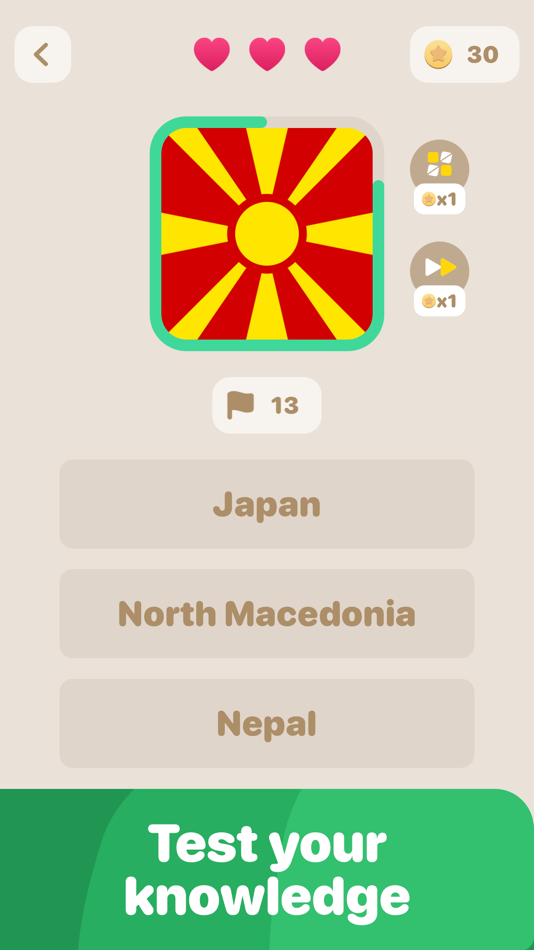#4. Flag Quest: Guess The Flags (iOS) 由: Yangmei Studios AB