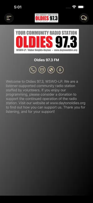 Oldies 97.3 WSWO-LP screenshot 3