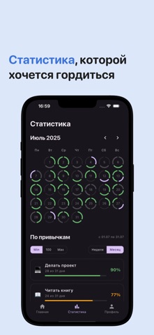 Olvy - трекер привычек screenshot
