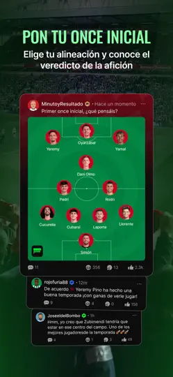 Captura de pantalla de Fanalysis | Fans Del Fútbol en iPhone 6