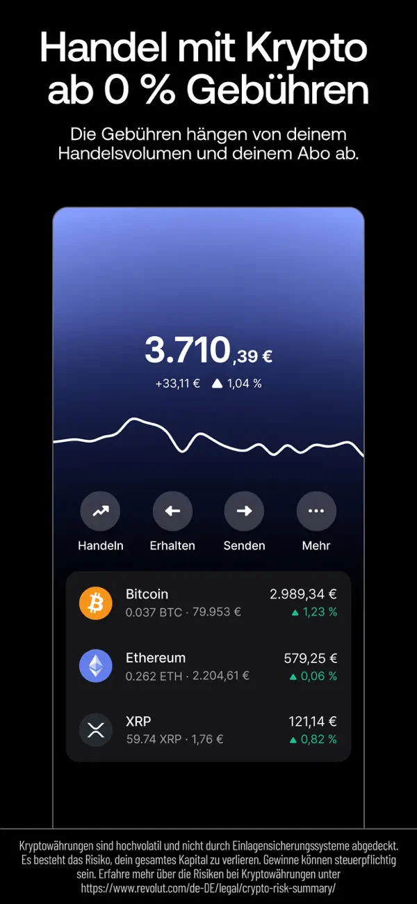 Revolut iPhone App Screenshot 10 – Finanzen