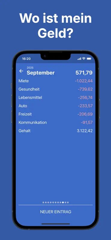 Ausgaben Manager Haushaltsbuch screenshot 3 of 8