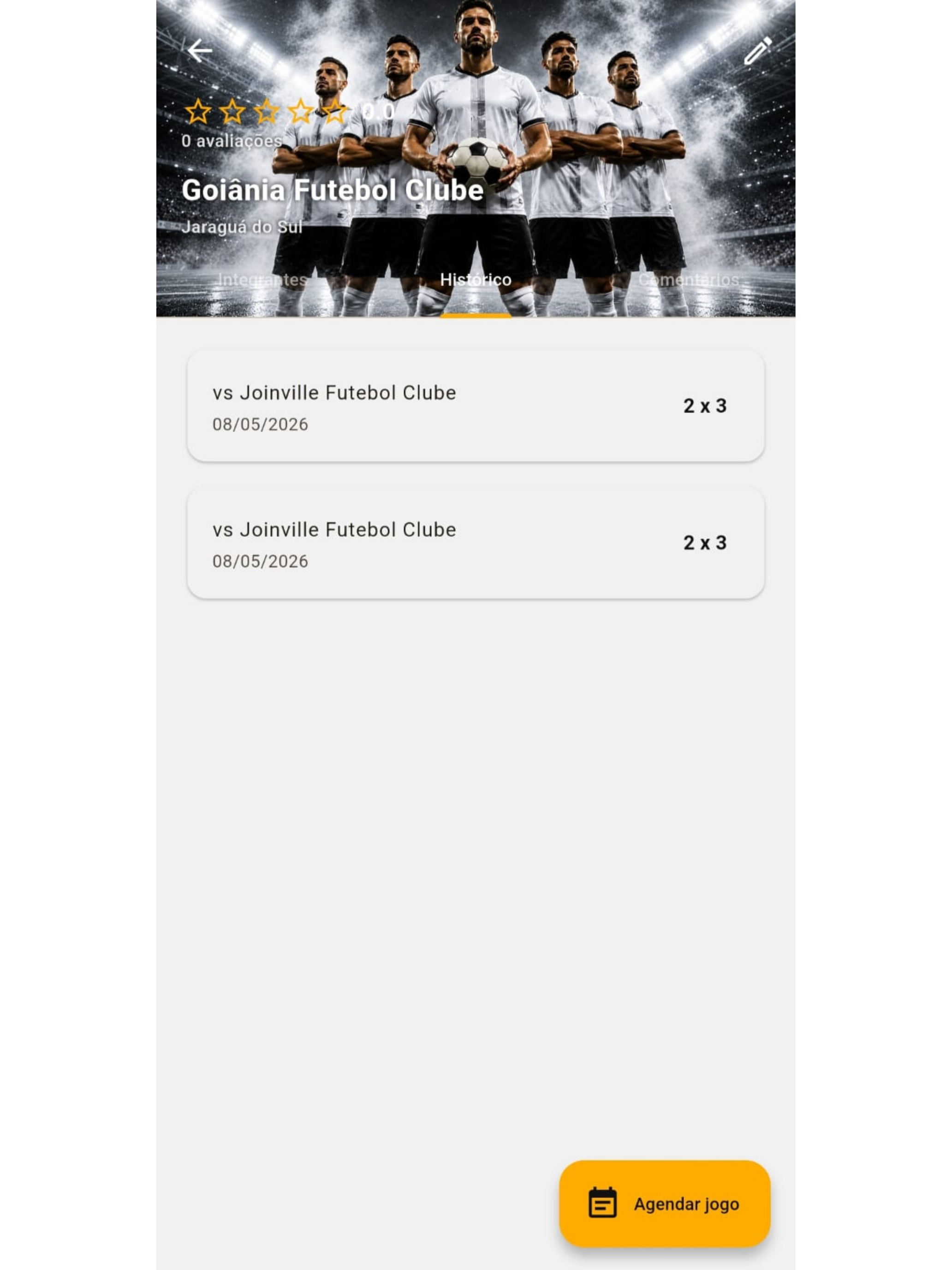 Hora do Jogo App screenshot 10