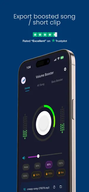 Volume Booster: Bass Boost screenshot 1
