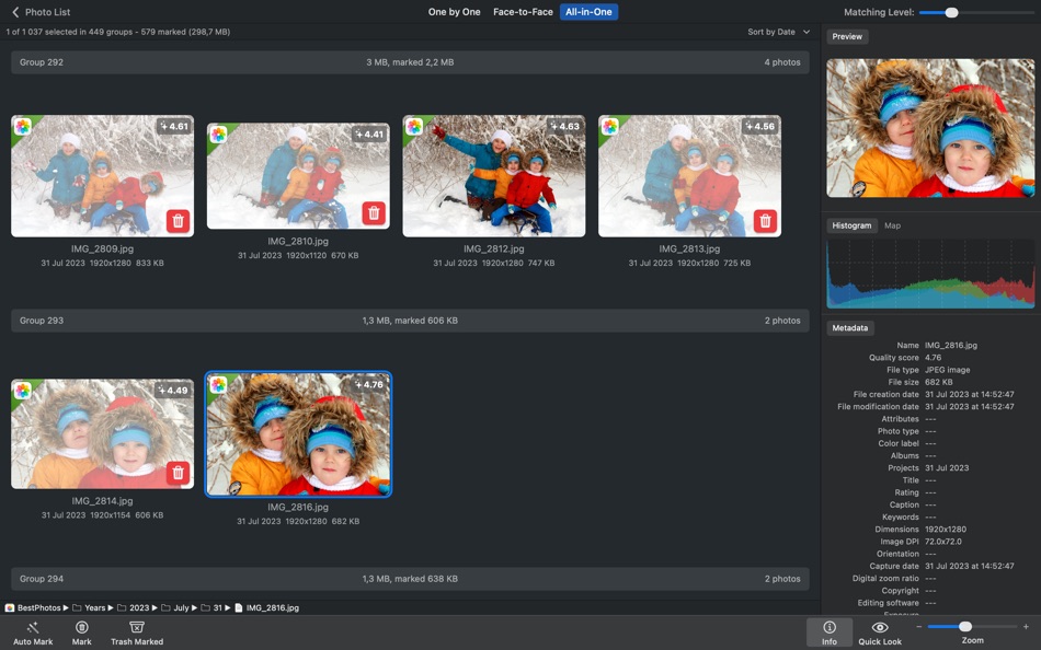 #2. PhotoSweeper (macOS) Ved: Maksym Cherniaiev