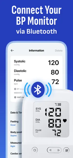 Blood Pressure Monitor Log screenshot 2