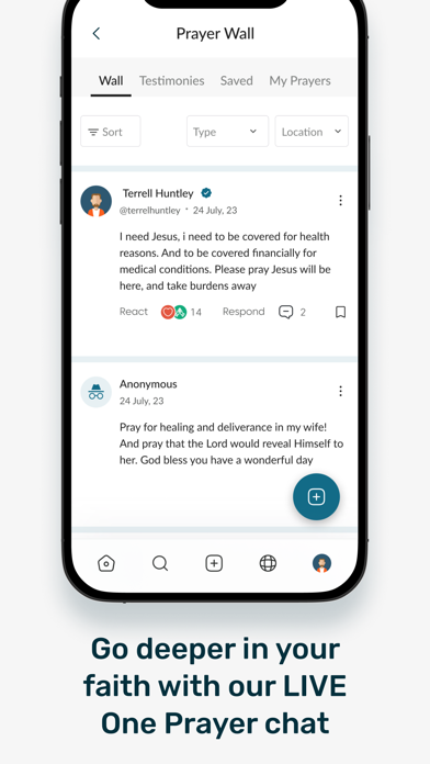 One Body - Christian Social Screenshot