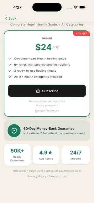 Healing Runes - Wellness App screenshot 4