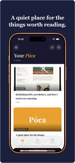 Póca: Read Later & Articles iPhone Ekran Görüntüsü 1