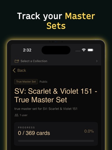 TCG Vault HQ iPad screenshot