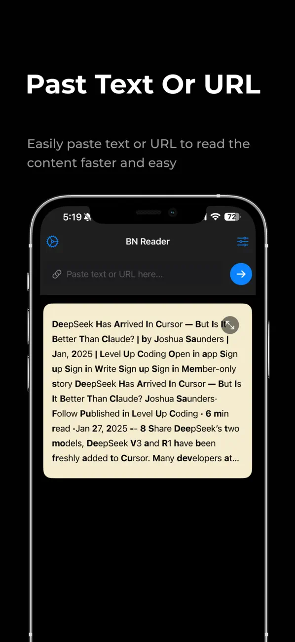 Screenshot #2 pour BN Reading: speed reading
