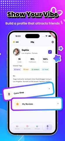 Skallor: Meet Through Events iPhone screenshot