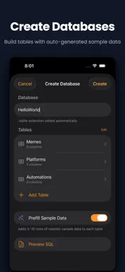 Tablewright: SQLite Editor screenshot 6