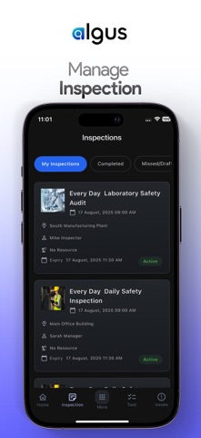 Algus - Inspection & Audit App Screenshot 1 of 7