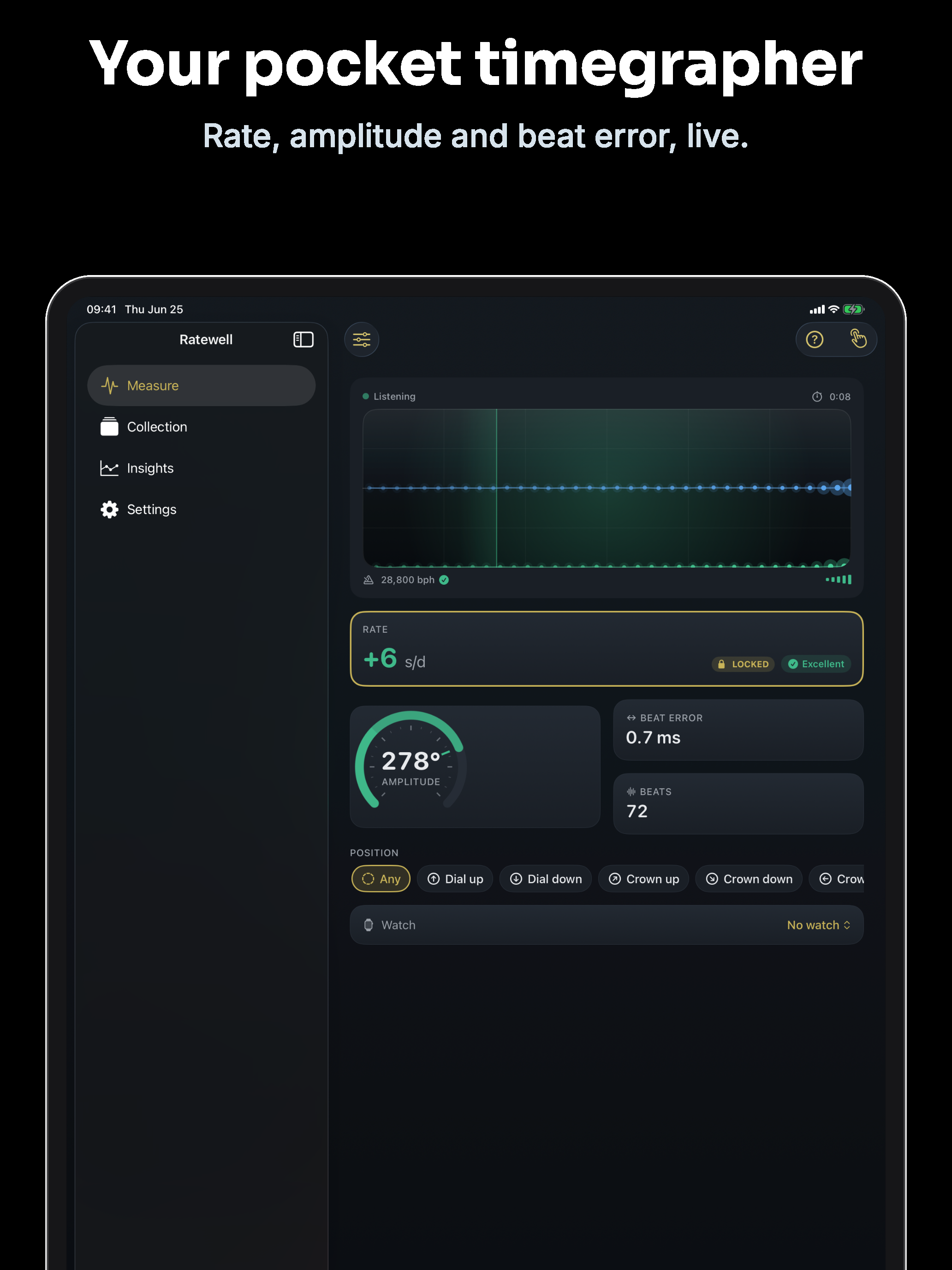 Ratewell: Watch Timegrapher screenshot 8