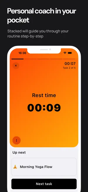 Stacked: Routine, Stack Habits screenshot 2