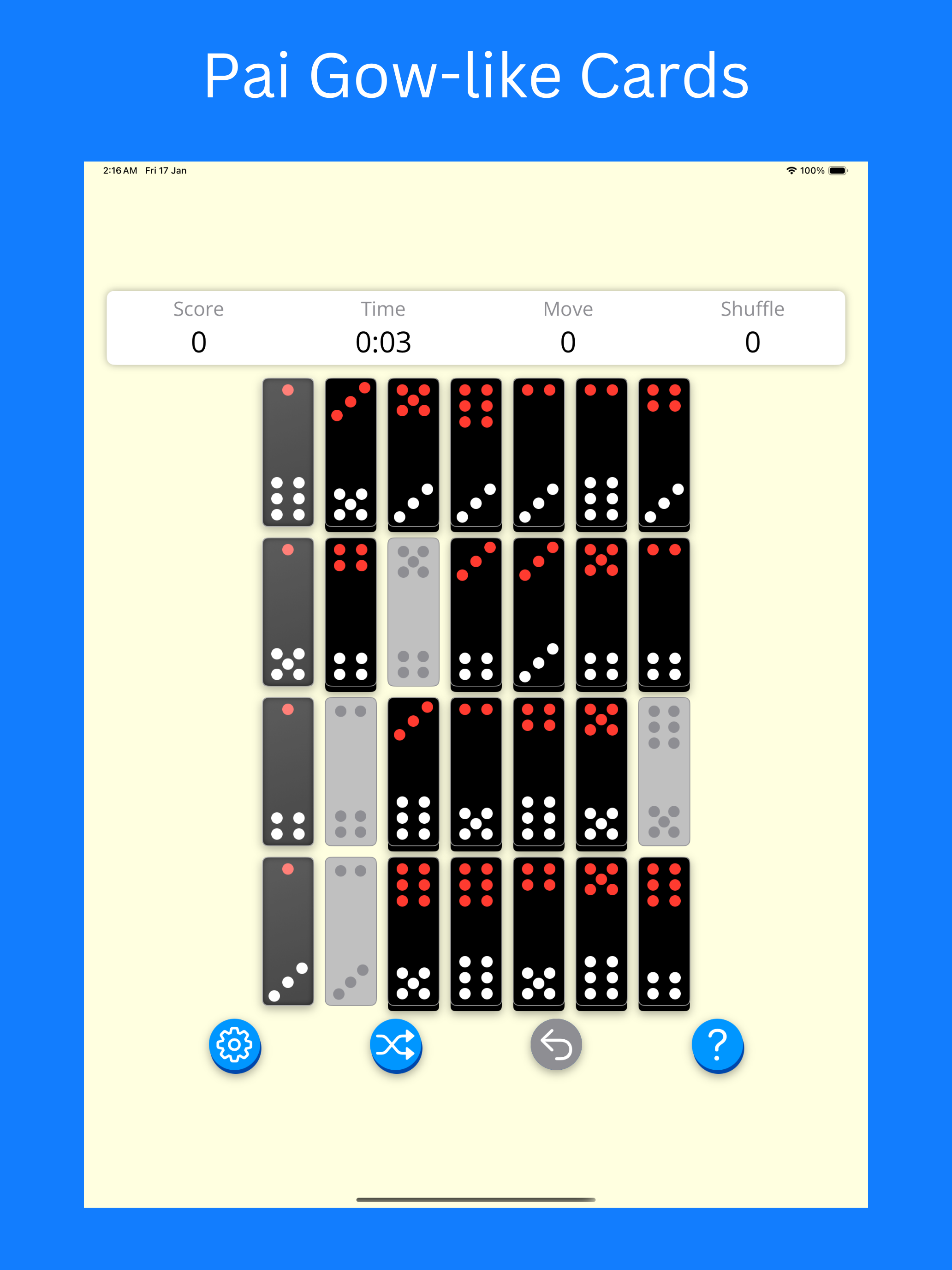 Pai Gow Solitaire - Jiu