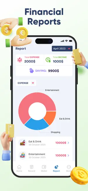 Money Tracker: Budget Manager iPhone screenshot 5