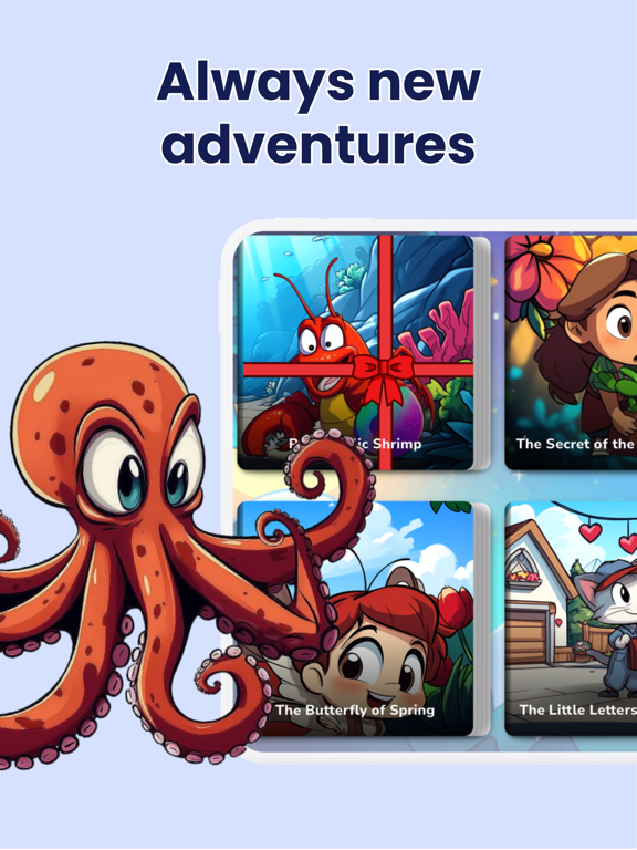 Audio stories for kids books iPad screenshot 4 - Book app