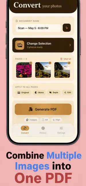 Image to PDF - PNG to PDF screenshot 3