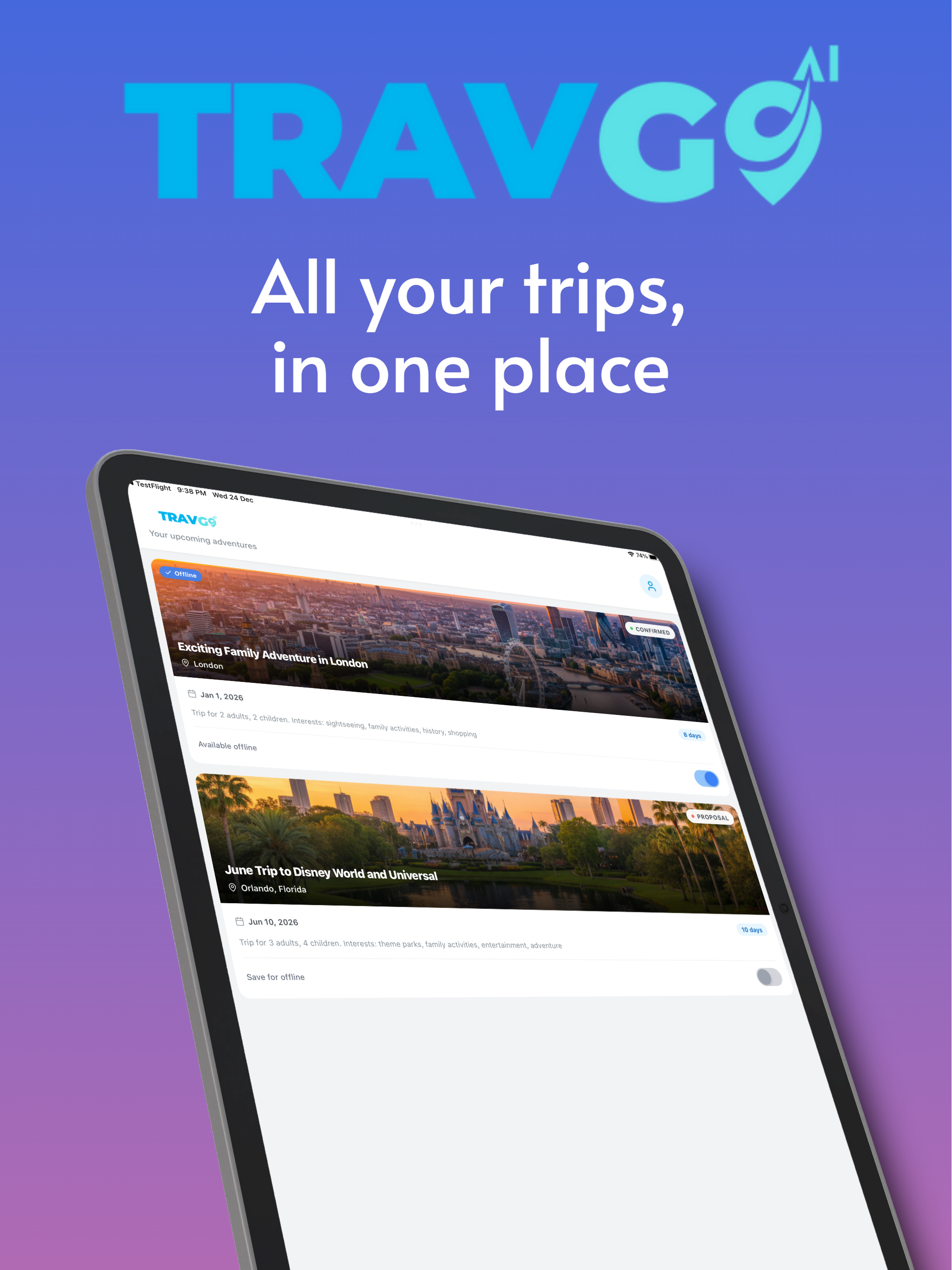 TravGo.ai Itinerary Viewer